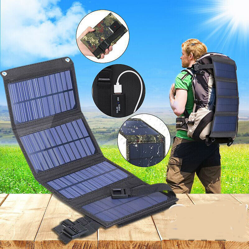 USB Interface 20W5V Portable Foldable Battery Panel Solar