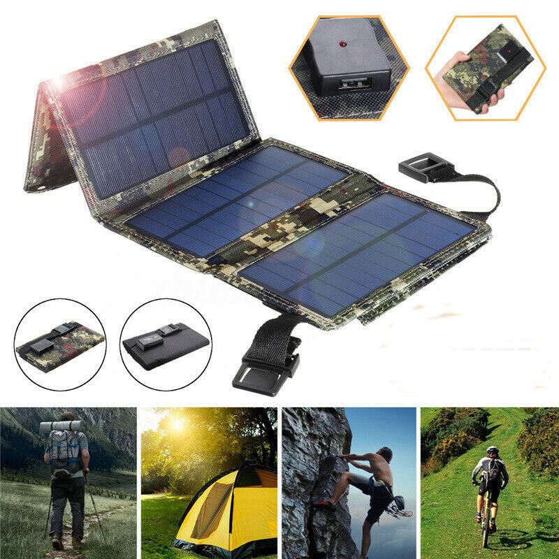 USB Interface 20W5V Portable Foldable Battery Panel Solar